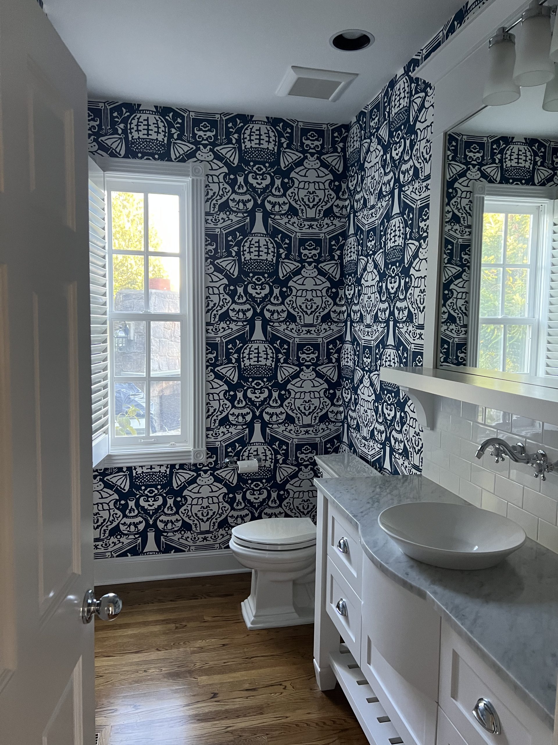 Half Bath Before + After - wellhaus